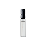 Clear spray bottle with black cap on a white background