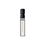 Small spray bottle with a black cap on a white background