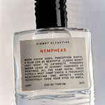 bottle of Nympheas perfume underwater 